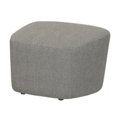 Lofty Hocker bouclé grijs