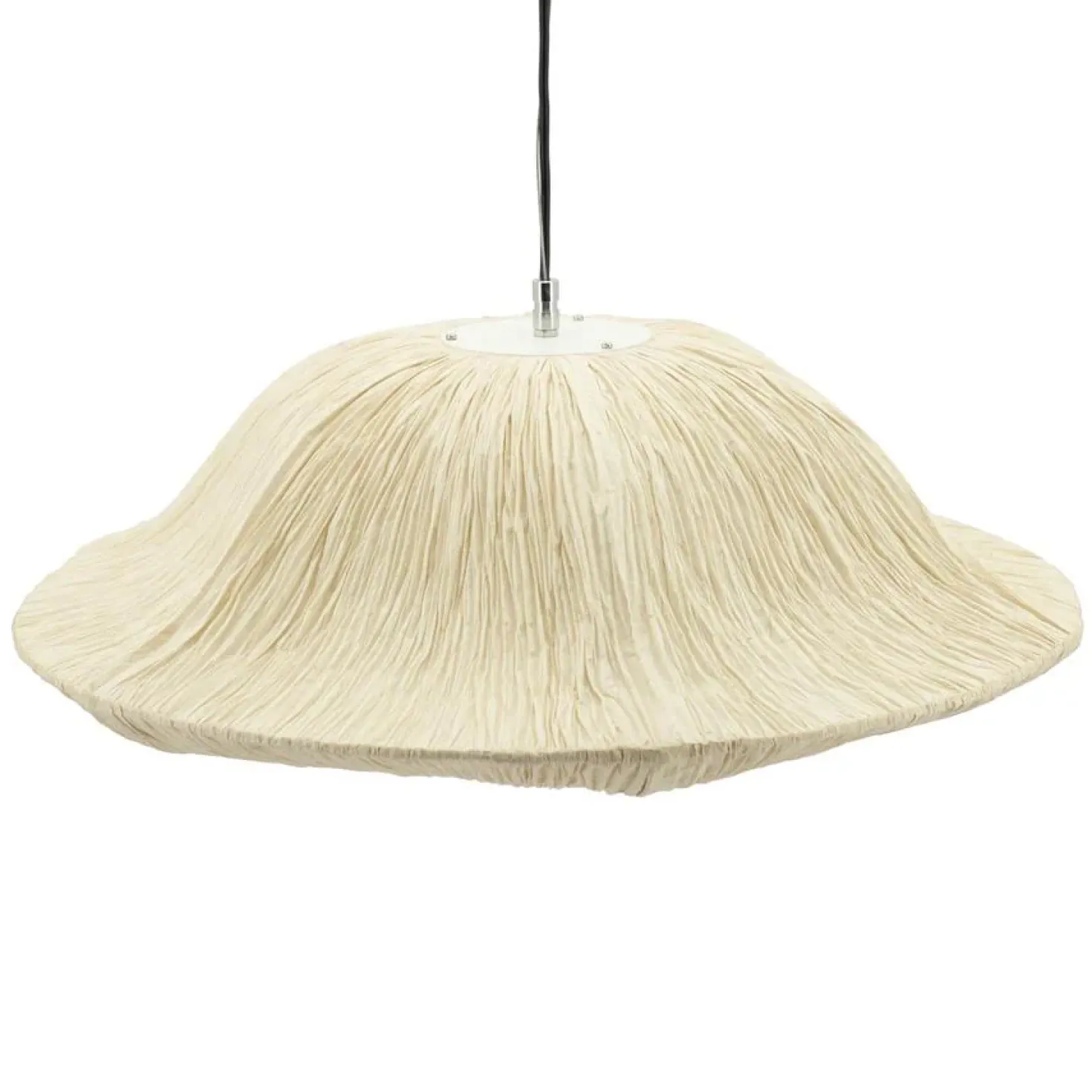 Lokta 1-lichts Hanglamp cap Creme