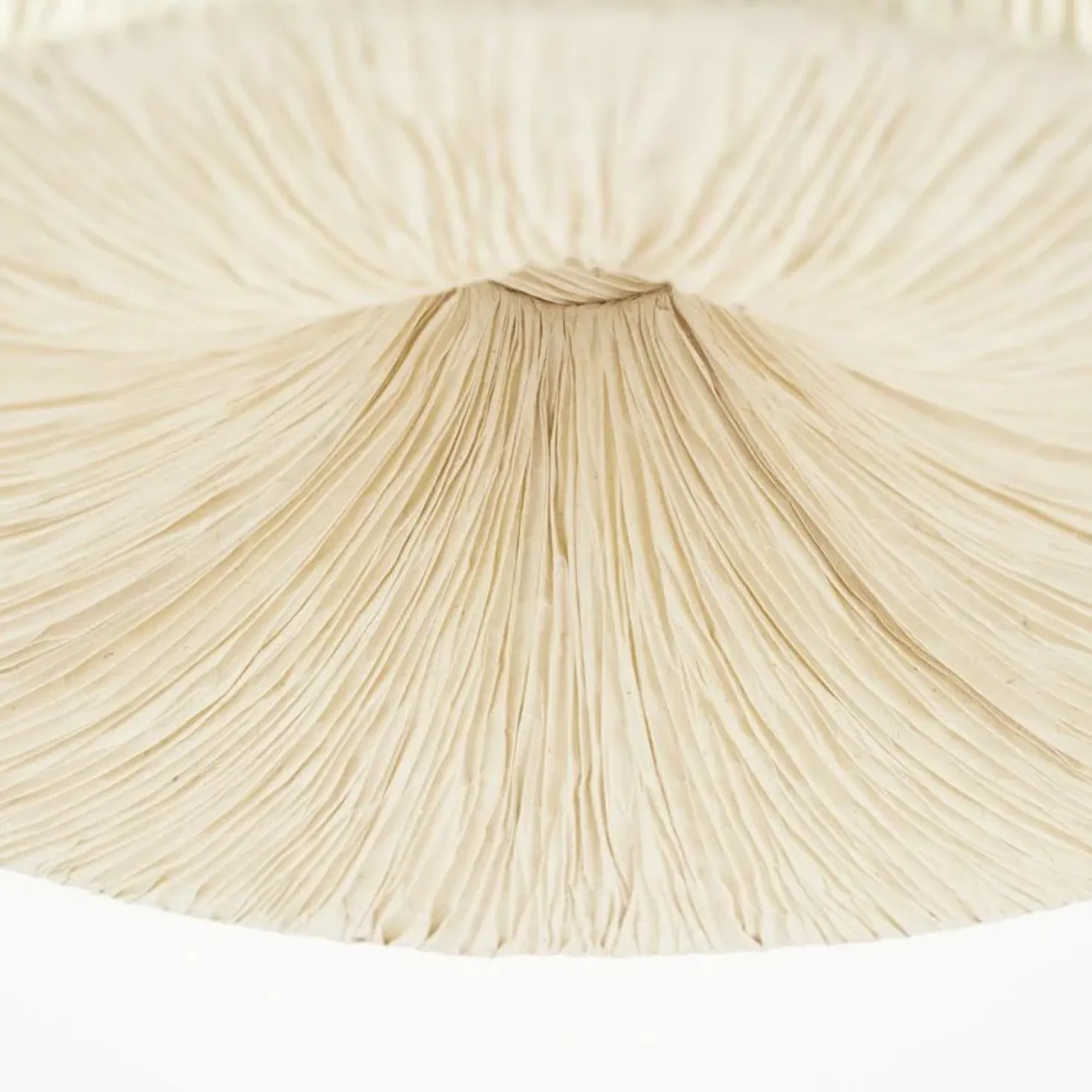 Lokta 1-lichts Hanglamp koepel Creme