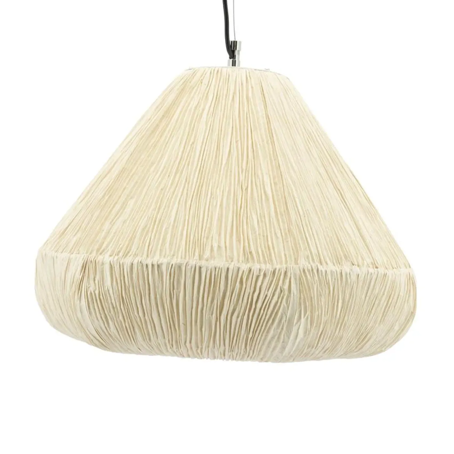 Lokta 1-lichts Hanglamp mushroom Creme