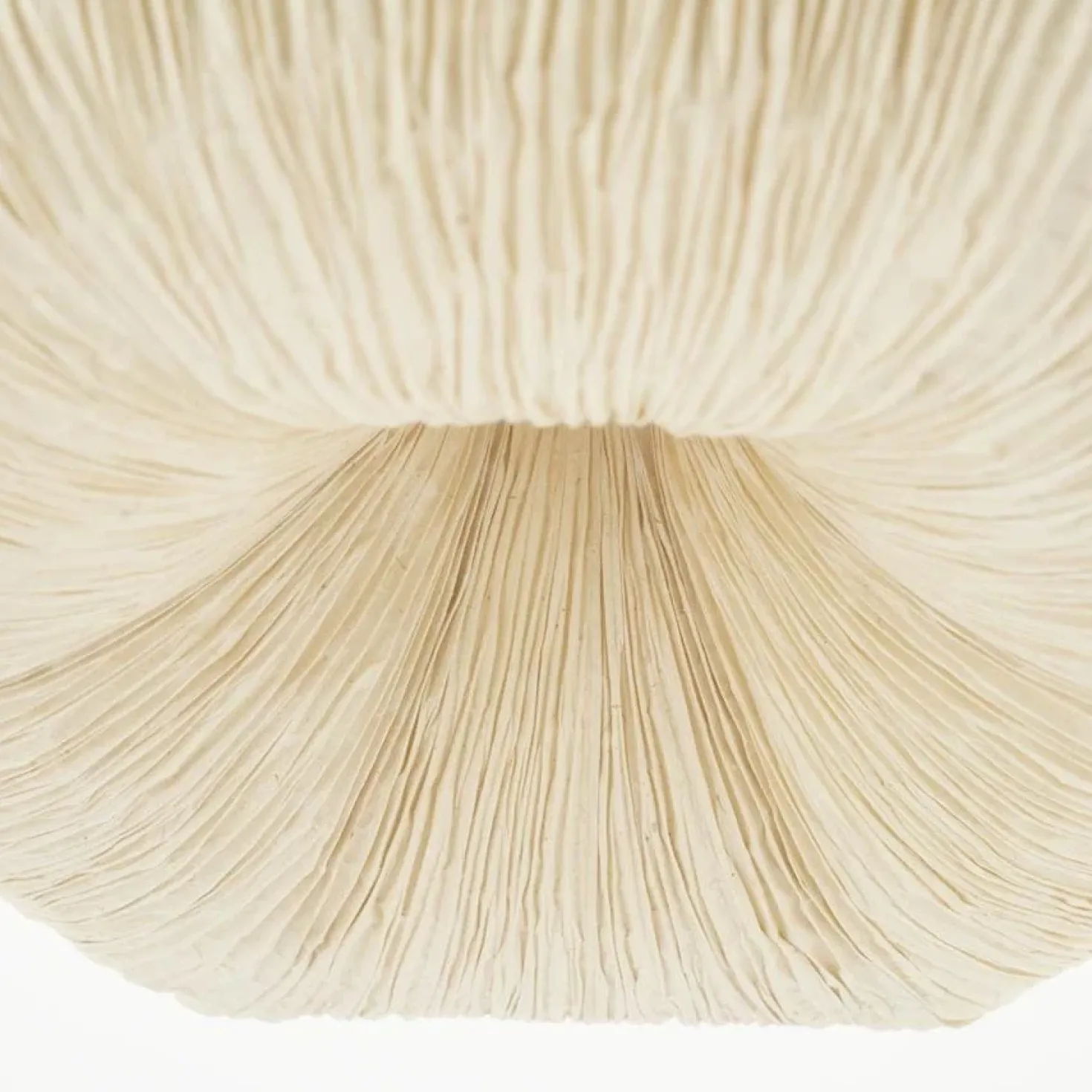Lokta 1-lichts Hanglamp mushroom Creme