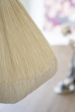Lokta 1-lichts Hanglamp mushroom Creme