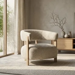 Lola Fauteuil Taupe