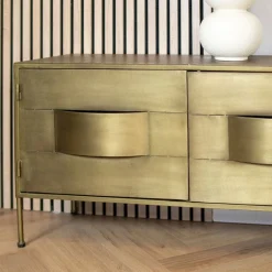 Loua tv meubel goud 170cm