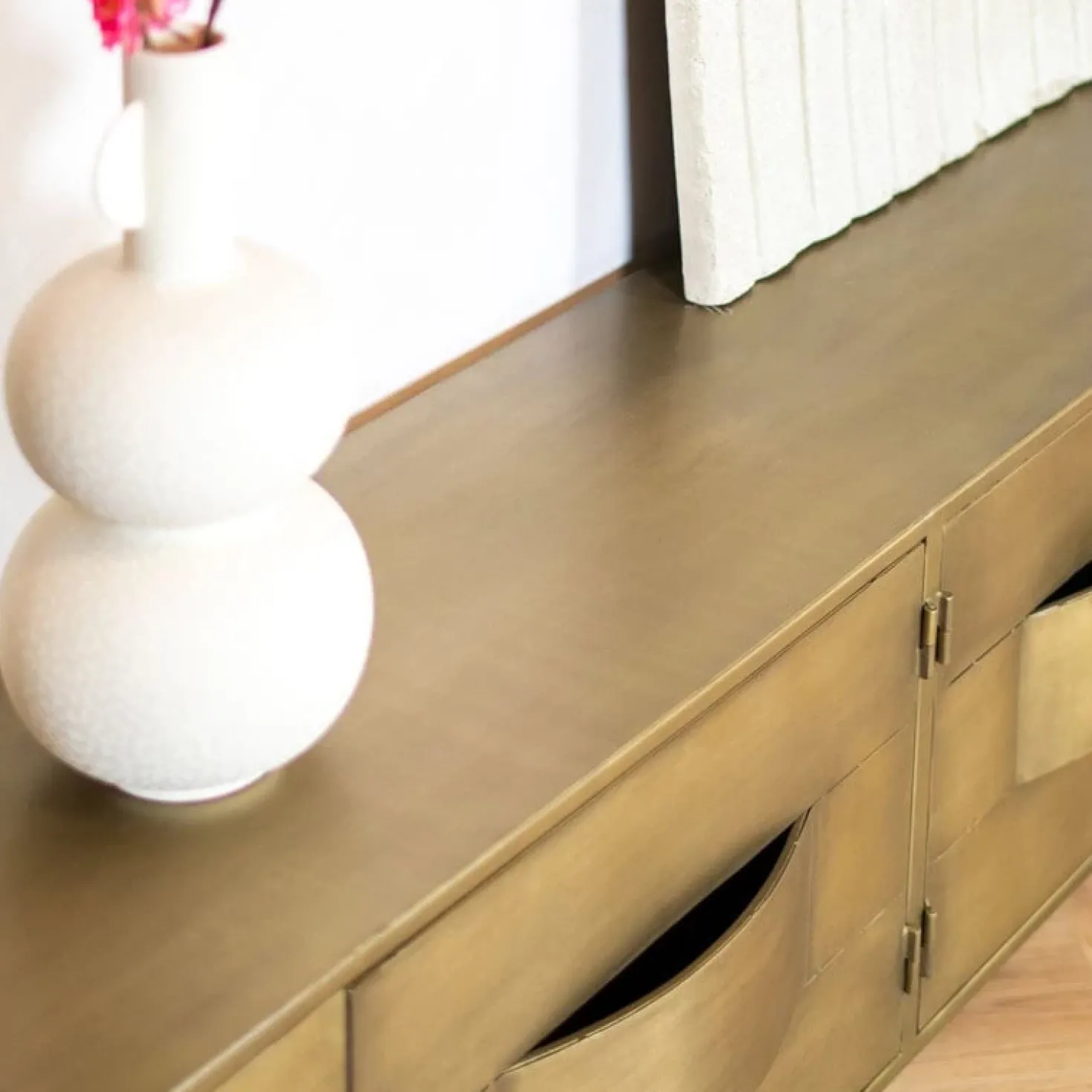 Loua tv meubel goud 170cm