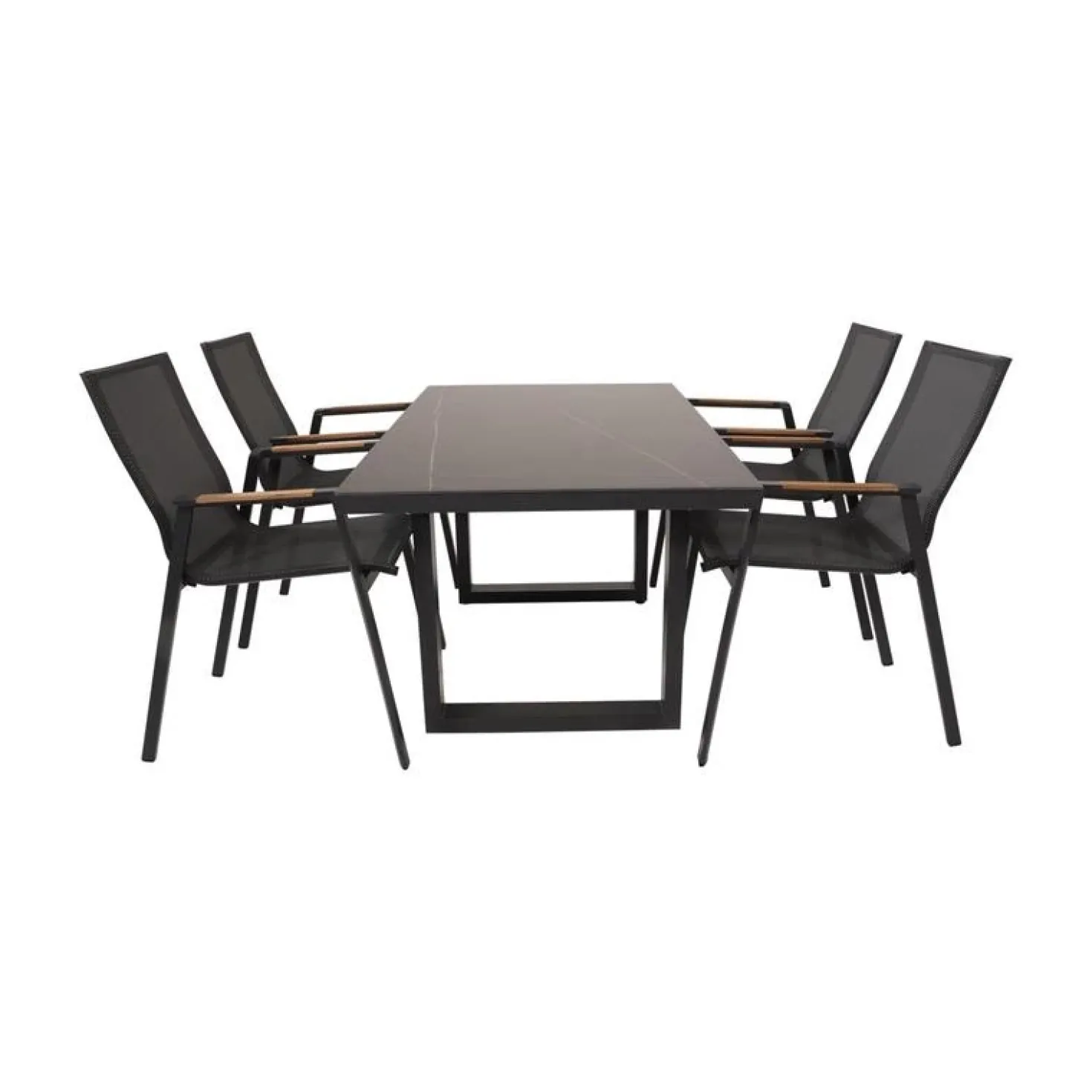 Loungetafel hoog Monaco Noir 140cm