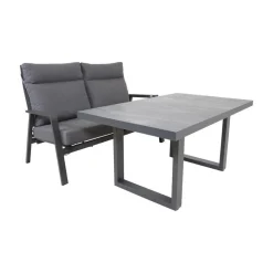 Loungetafel hoog Prato 2.0 Noir 140cm