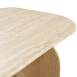 Lova Bijzettafel Naturel travertin 60cm