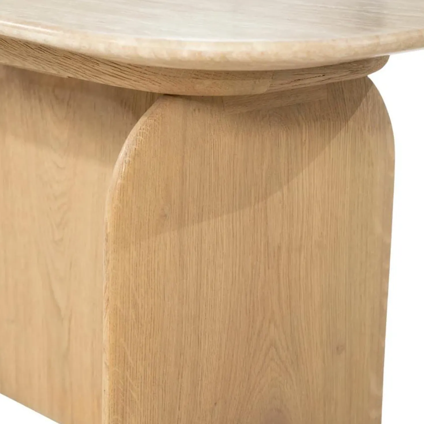 Lova Bijzettafel Naturel travertin 60cm