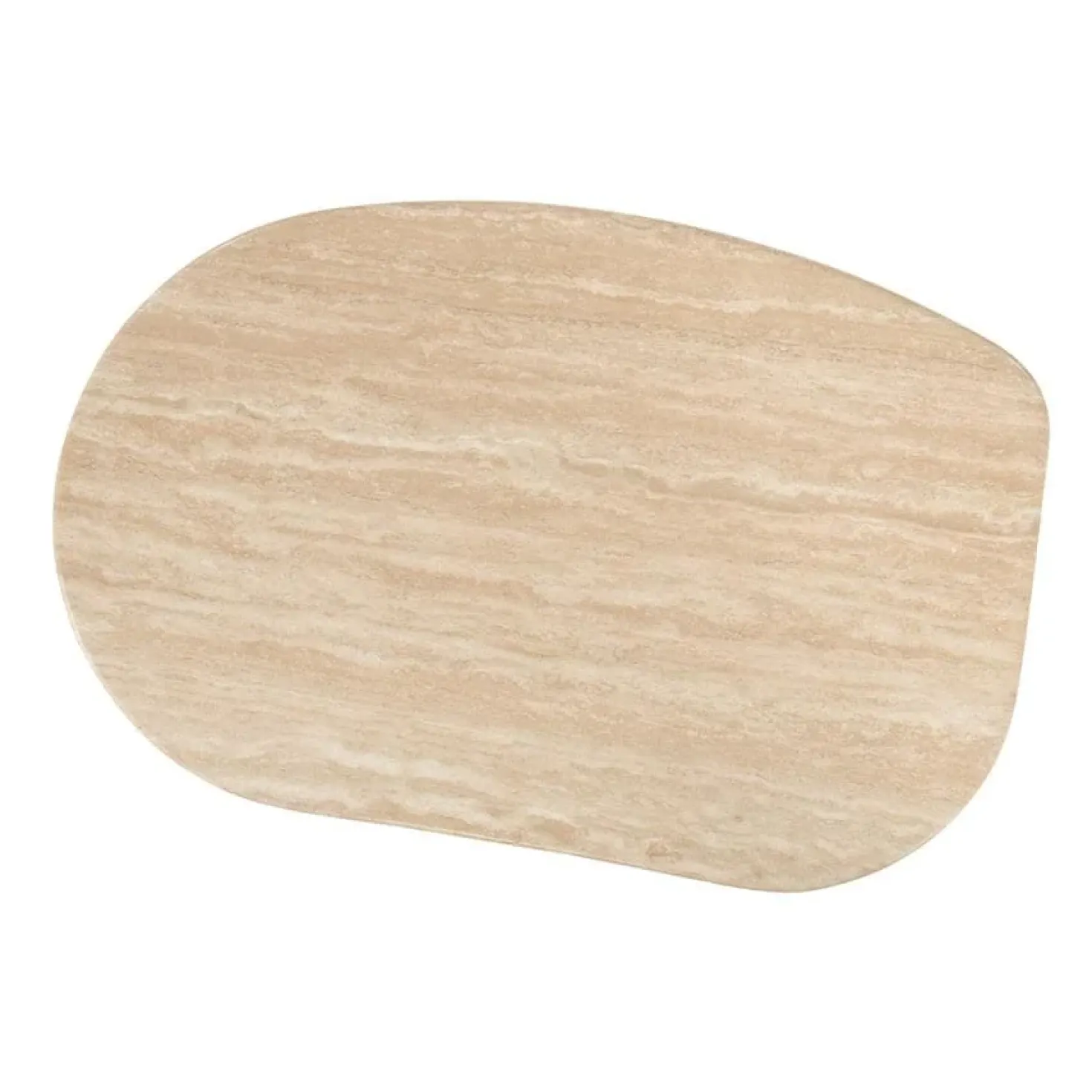 Lova Bijzettafel Naturel travertin 60cm