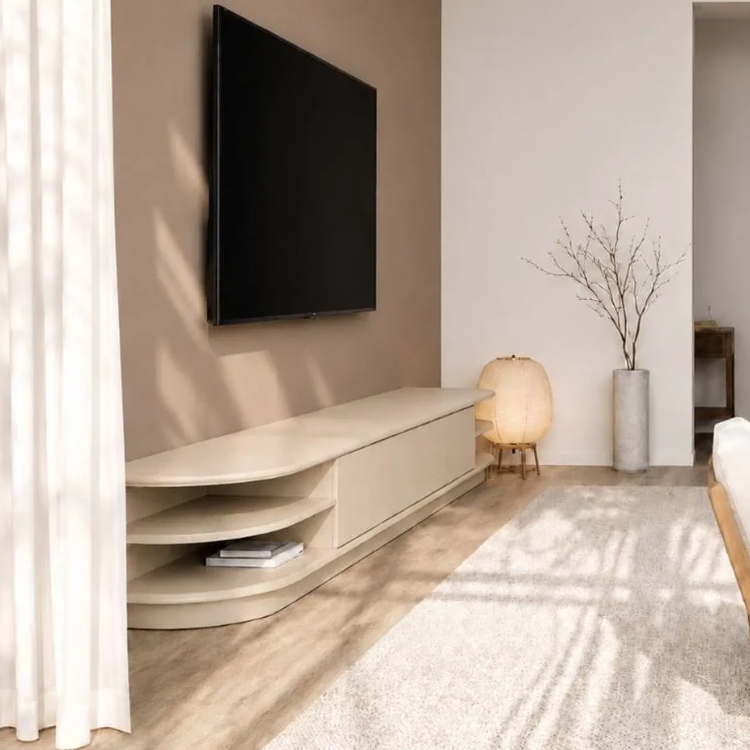 Luca Staand Tv meubel Zand 250 cm