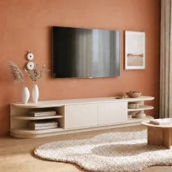 Luca Staand Tv meubel Zand 190 cm