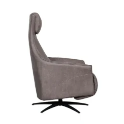 Lund Elektrische Fauteuil Taupe Microleder