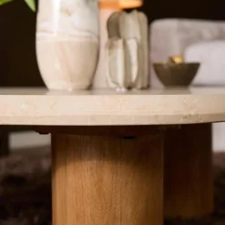 Lunea Salontafel Creme Marmer 84 cm