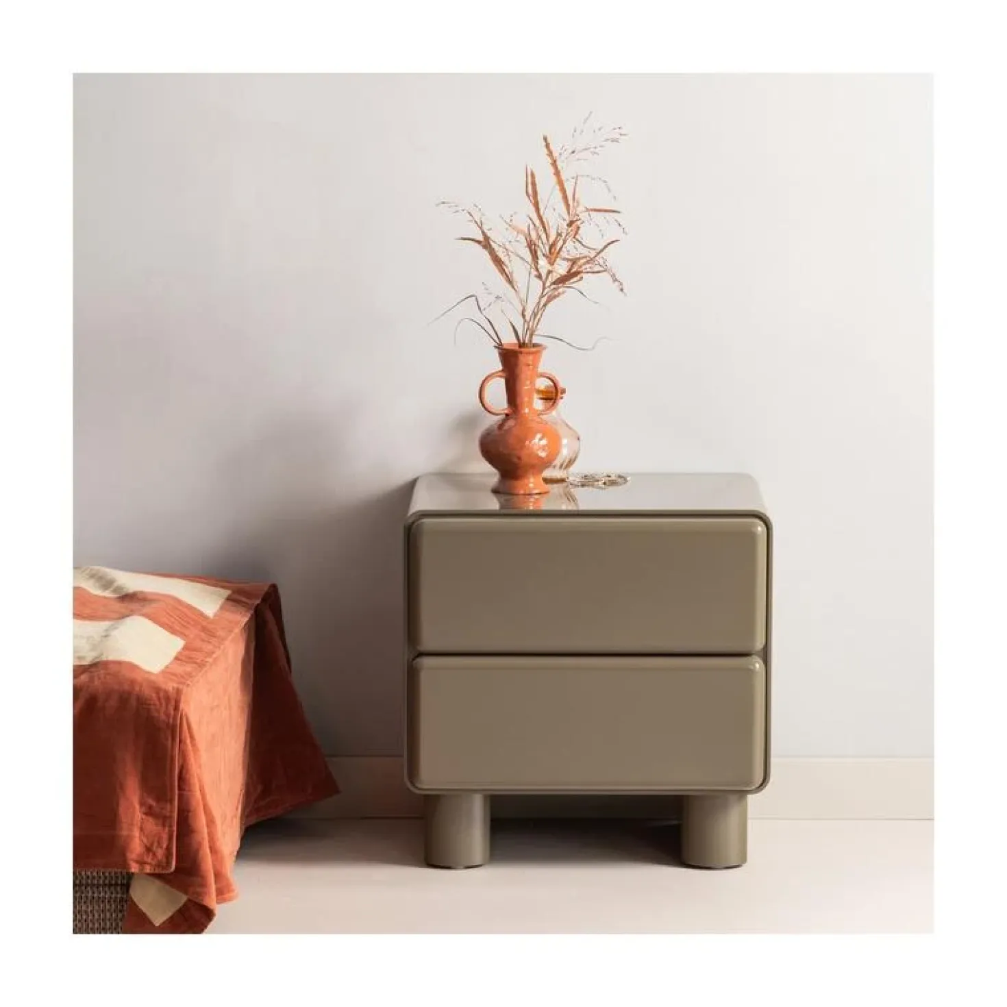 Lustra Nachtkastje Groen 57cm