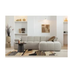 Maan Salontafel rond MDF Donkerbruin 80cm