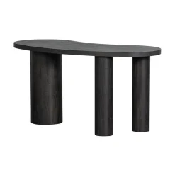 Maan Sidetable Organisch MDF Donkerbruin 150cm