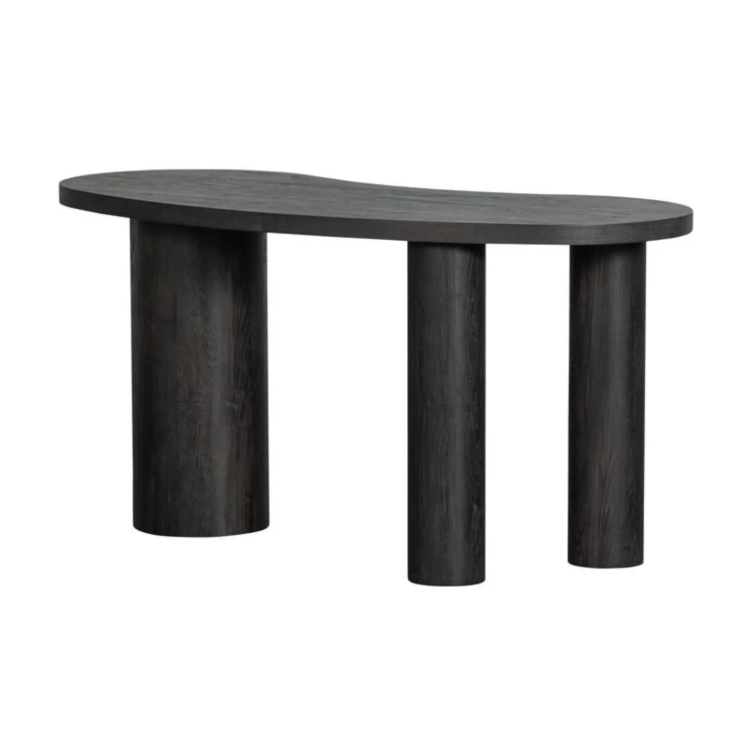 Maan Sidetable Organisch MDF Donkerbruin 150cm