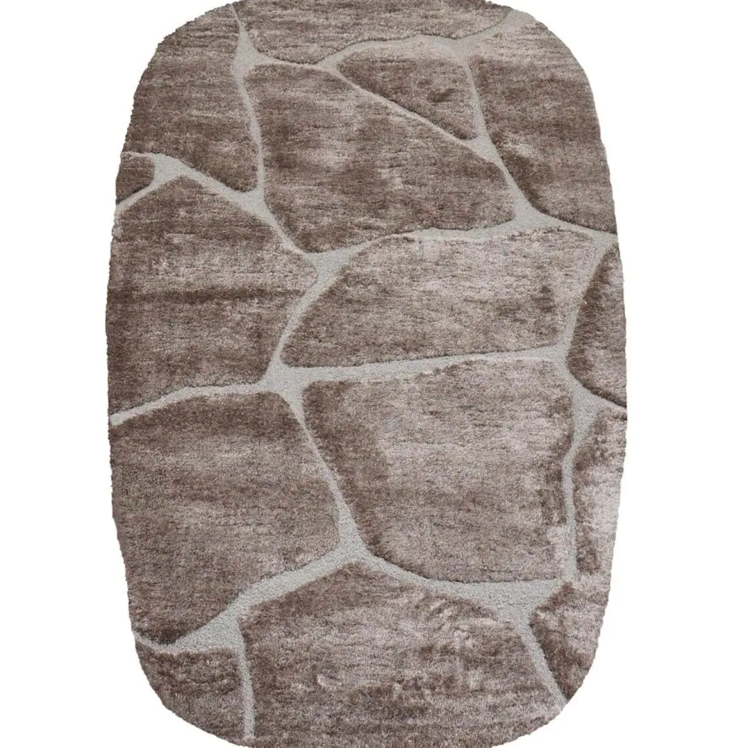 Macy vloerkleed Bruin Ronde hoeken 200x290cm