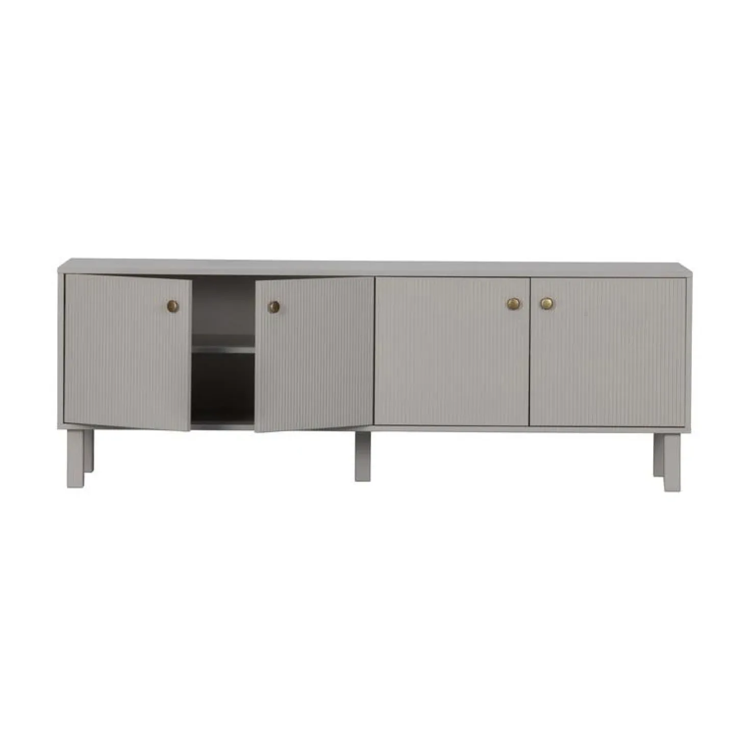 Madu TV Meubel Dennenhout Wolkengrijs 160cm