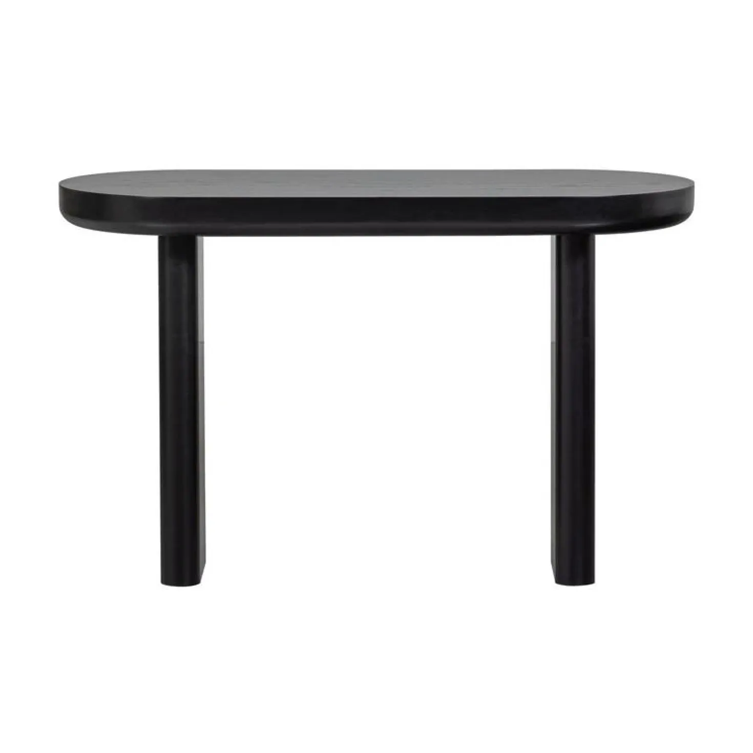 Mael Bureau Fineer Zwart 120cm