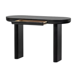 Mael Bureau Fineer Zwart 120cm