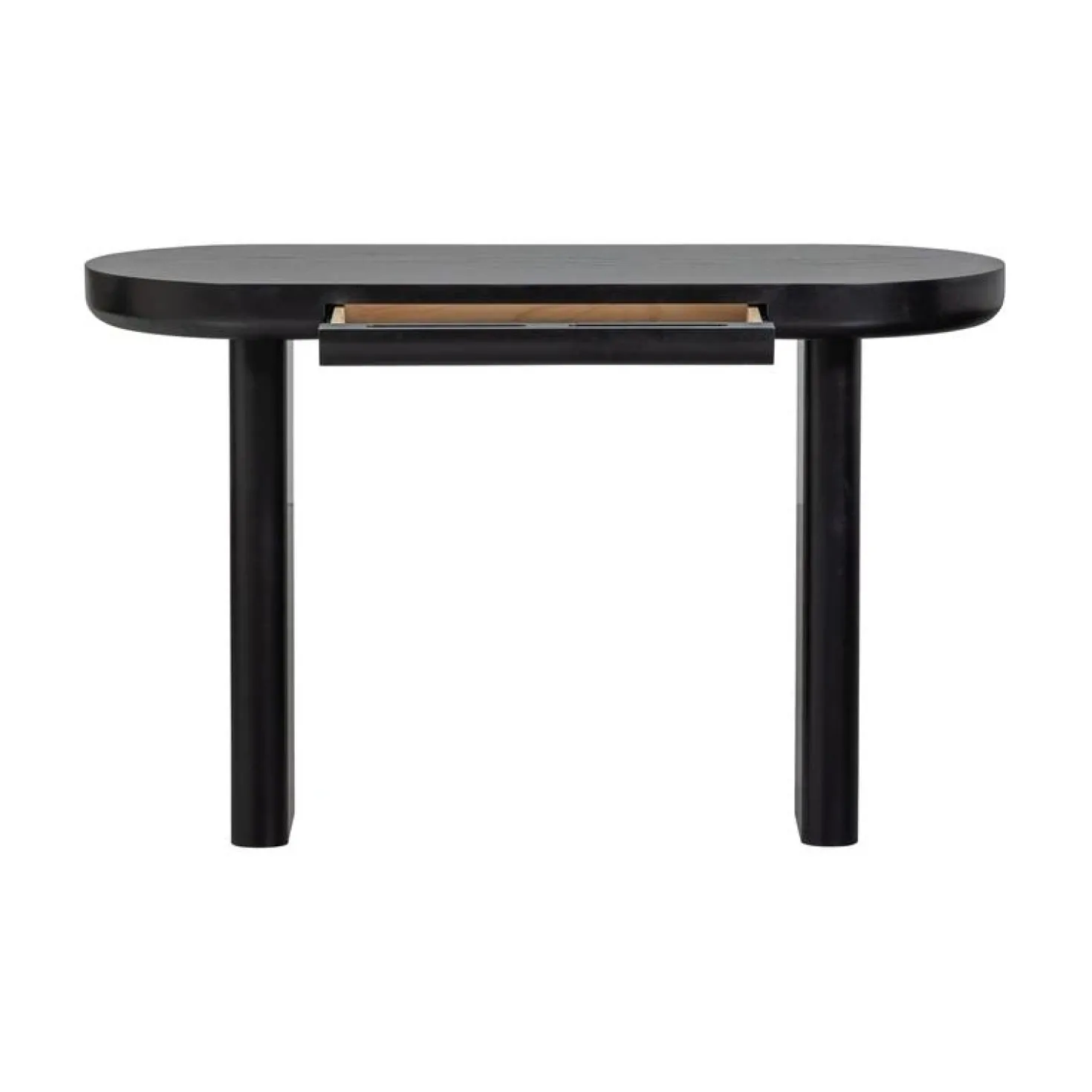 Mael Bureau Fineer Zwart 120cm