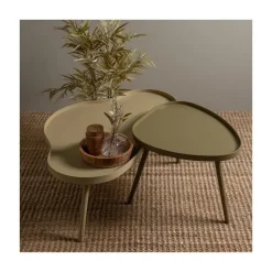 Mae Salontafel organisch MDF/grenen sepia 61 cm