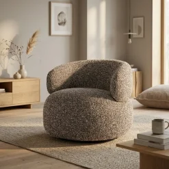 Maeve Fauteuil stof Taupe