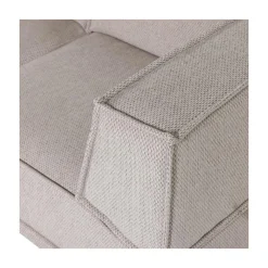 Manu Bank Chaise longue Links Grove chenille Naturel
