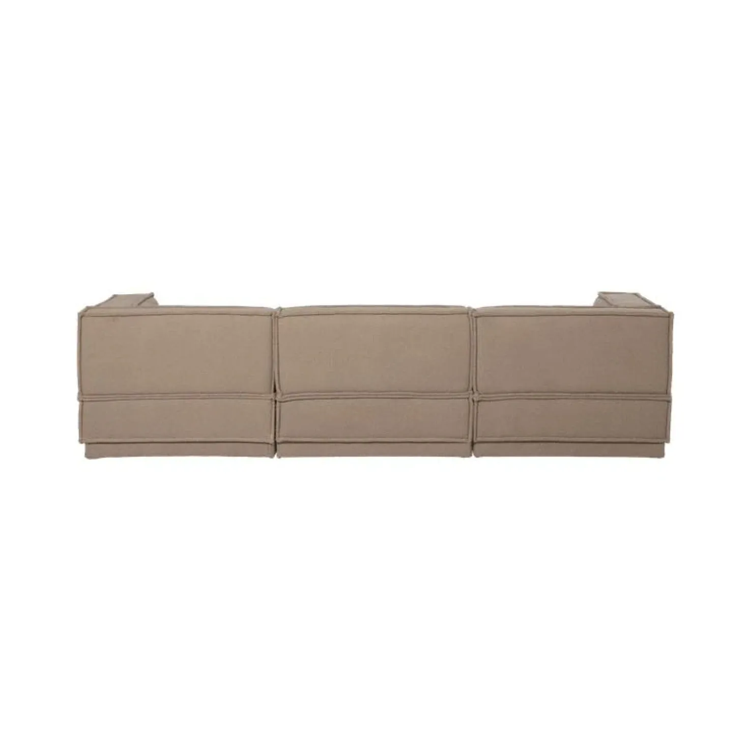 Manu Bank Chaise longue Rechts Teddy Taupe