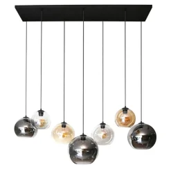 Marble 7-lichts glazen hanglamp