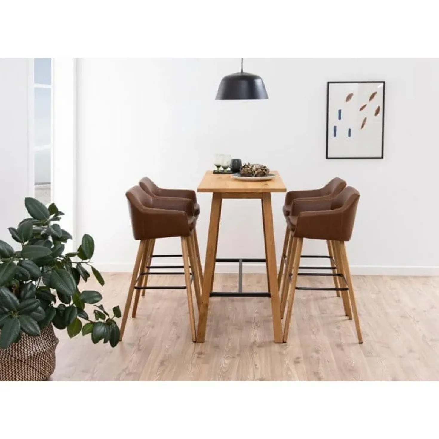 Maresta Bartafel Houten poten 117cm