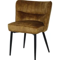 Maro Eetkamerstoel Bruin Velvet