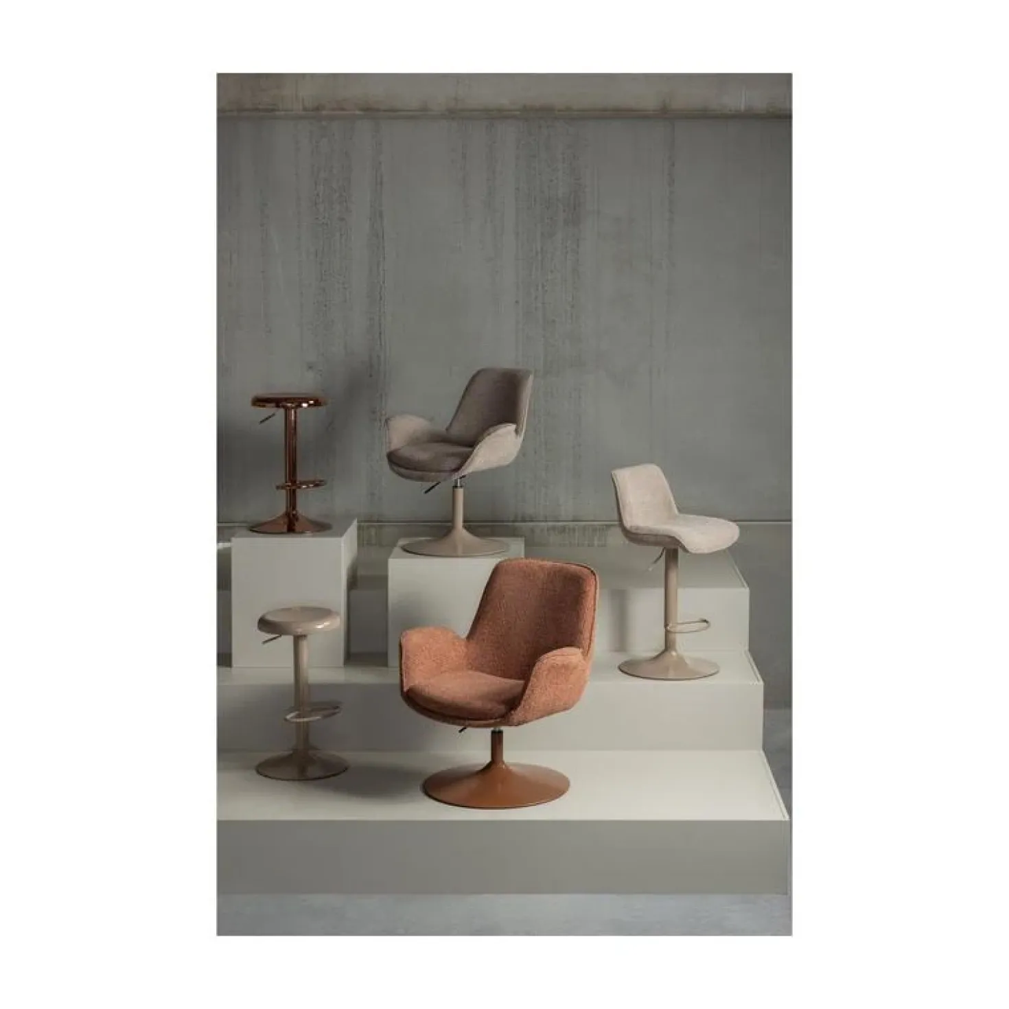 Marten Fauteuil stof Oranje