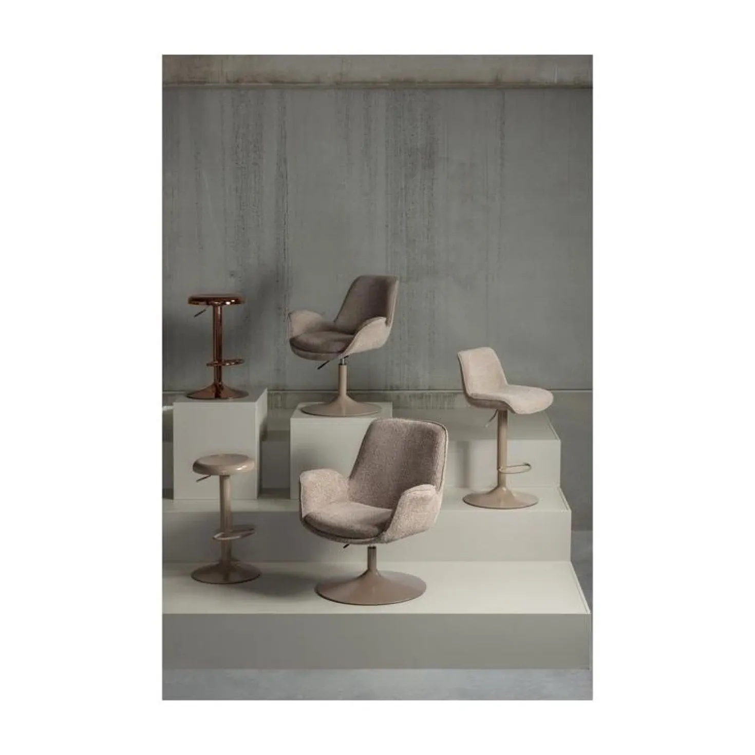 Marten Fauteuil stof Zand