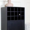 Martin Wijnkast Zwart 55cm