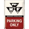 Massey Ferguson parking only - metalen bord