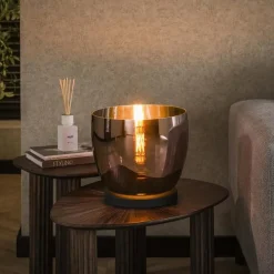 Masuka 1-lichts Vloerlamp Koper S 29cm