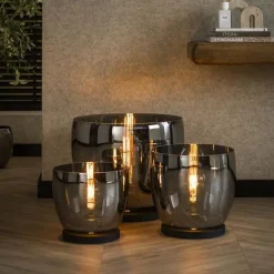 Masuka 1-lichts Vloerlamp Smoke M 32cm