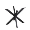 Matrixpoot Rond Zwart 100cm