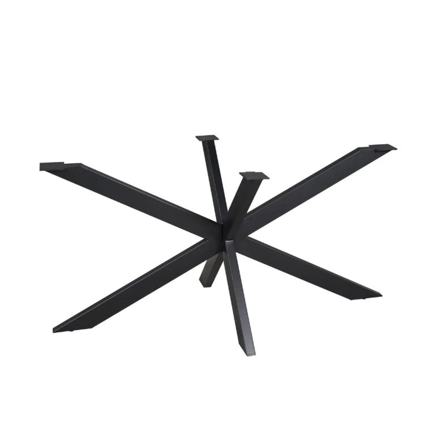 Matrixpoot Zwart Ovaal/Rechthoek 140cm
