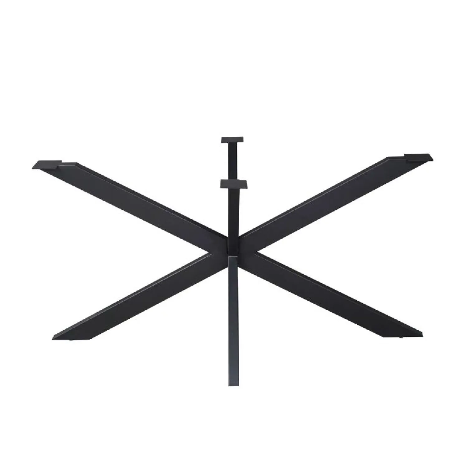 Matrixpoot Zwart Ovaal/Rechthoek 140cm