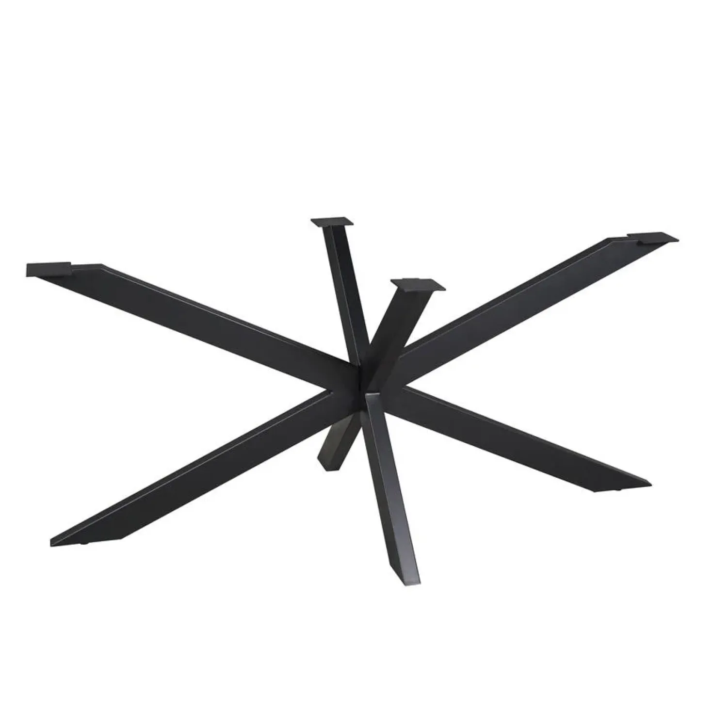 Matrixpoot Zwart Ovaal/Rechthoek 190cm