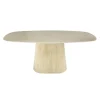 Matteo Eettafel Deens ovaal Travertin 180cm