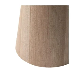 Maud Bijzettafel Conisch rond MDF Naturel 45cm