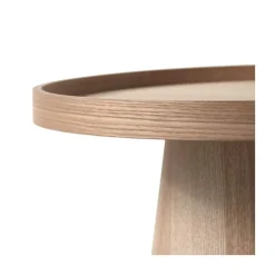 Maud Bijzettafel Conisch rond MDF Naturel 45cm