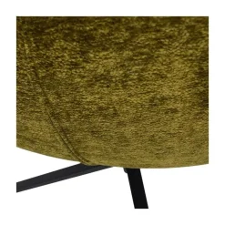 Maudi Draaifauteuil Chenille Groen