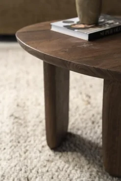 Maud Salontafel Bruin mangohout 65cm