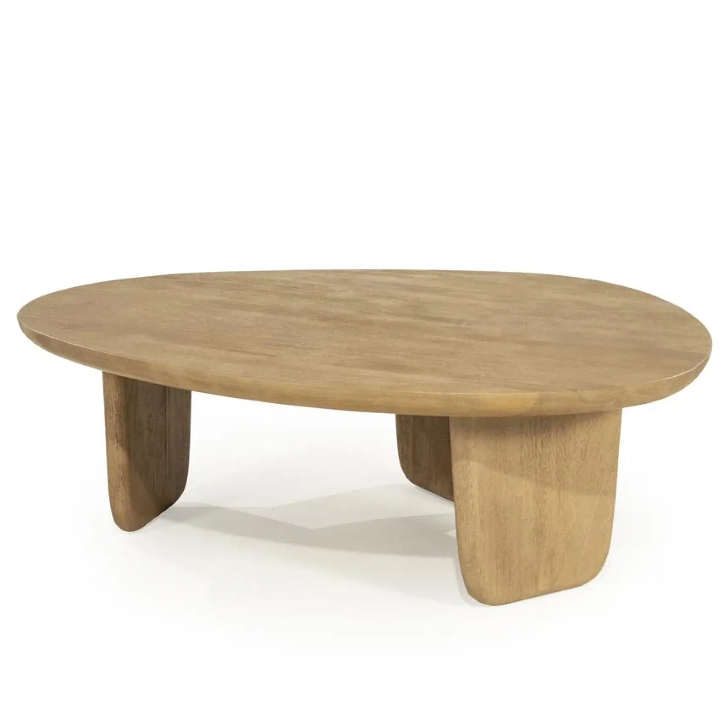 Maud Salontafel Naturel mangohout 100cm